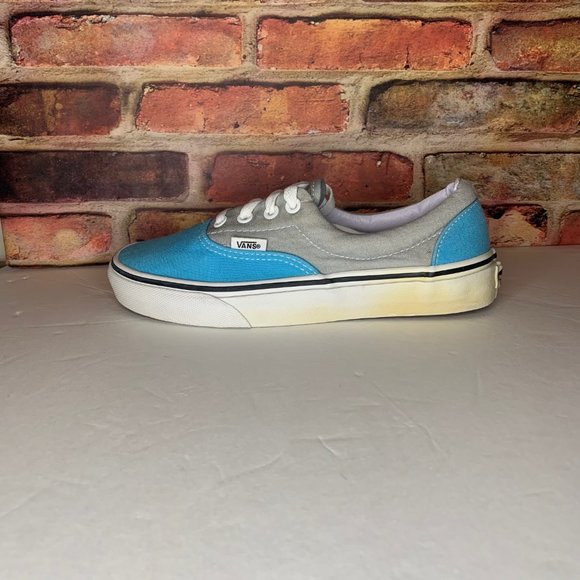 Vans Classic Sport Era low-top Sneakers in Grey & Teal - Men Size 5/Women 6.5 - Picture 3 of 5